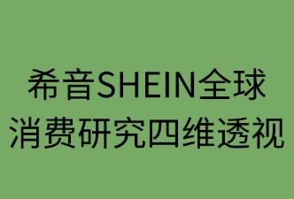 希音全球消費研究四維透視