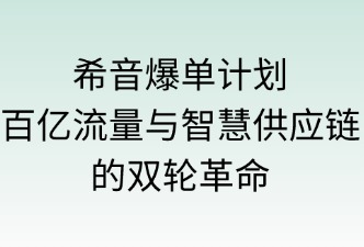 希音“爆單計劃”：百億流量與智慧供應鏈的雙輪革命